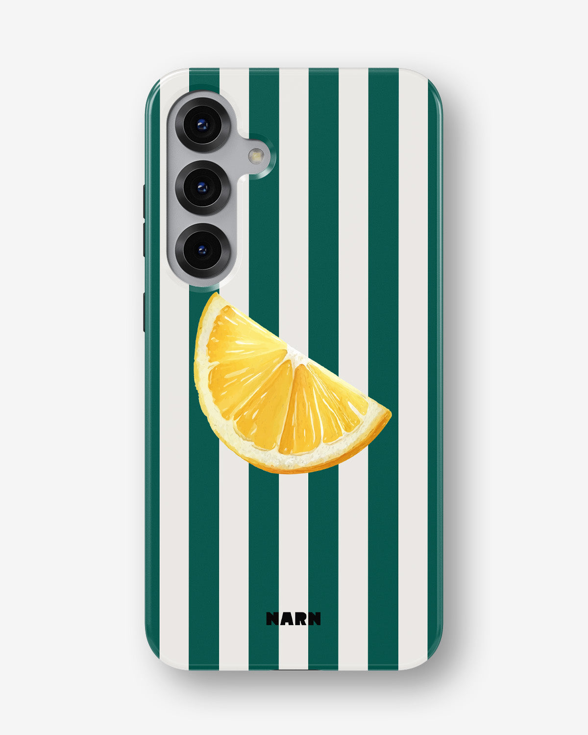Samsung Galaxy S24 FE Tough Case – Lemon Stripes - View 1