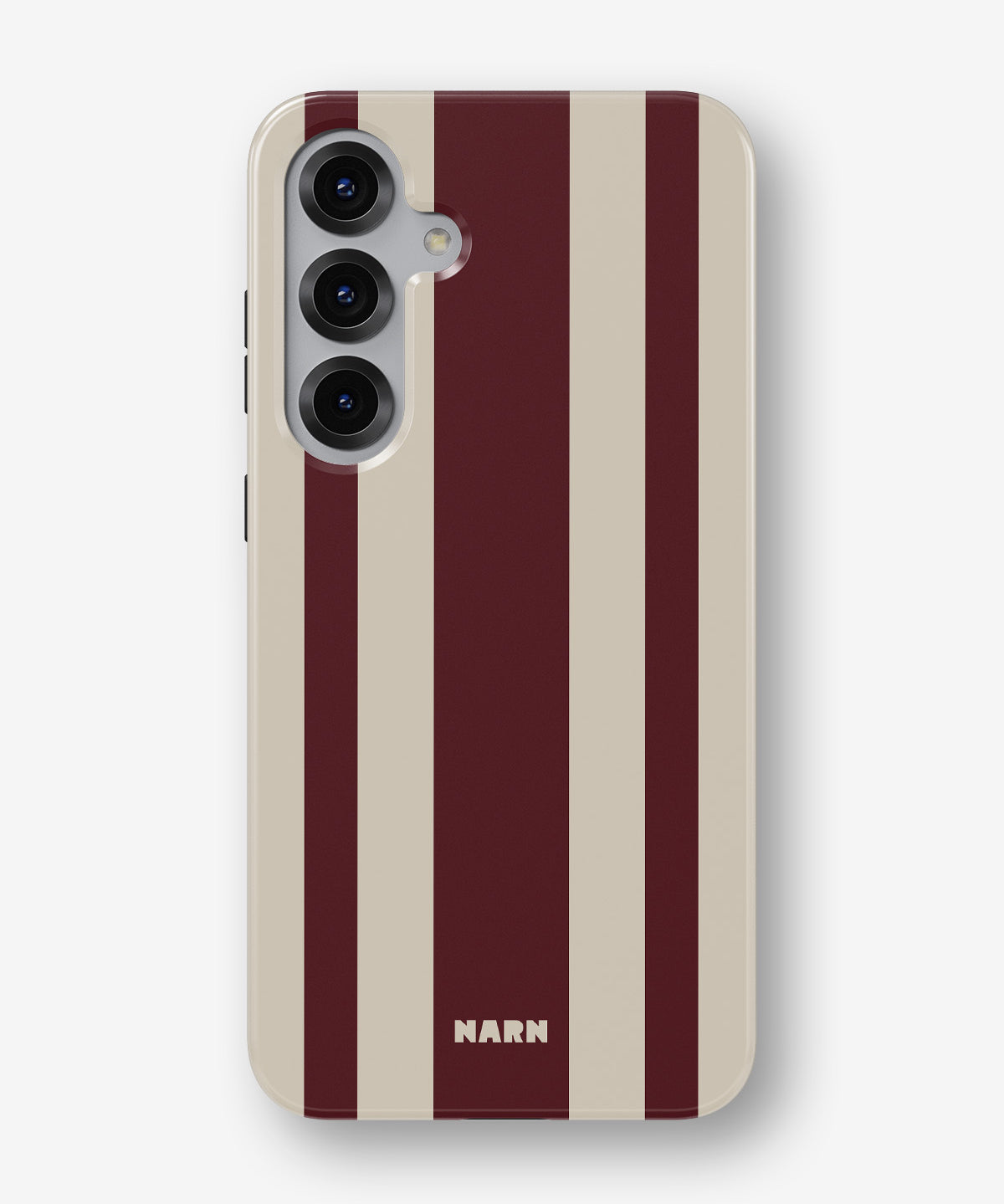 Samsung Galaxy S24 FE Tough Case – Bordeaux Stripe - View 1