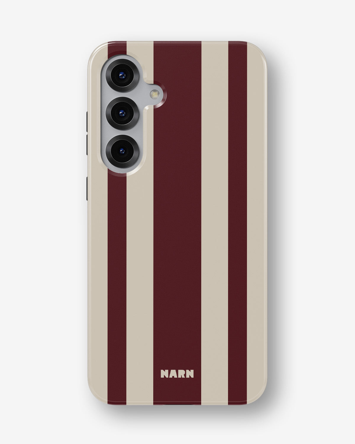 Samsung Galaxy S24 FE Tough Case – Bordeaux Stripe - View 1