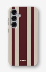 Samsung Galaxy S24 FE Tough Case – Bordeaux Stripe - View 1