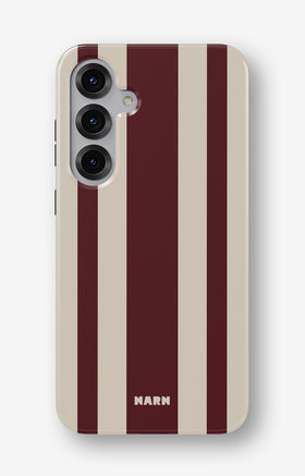Samsung Galaxy S24 FE Tough Case – Bordeaux Stripe - View 1