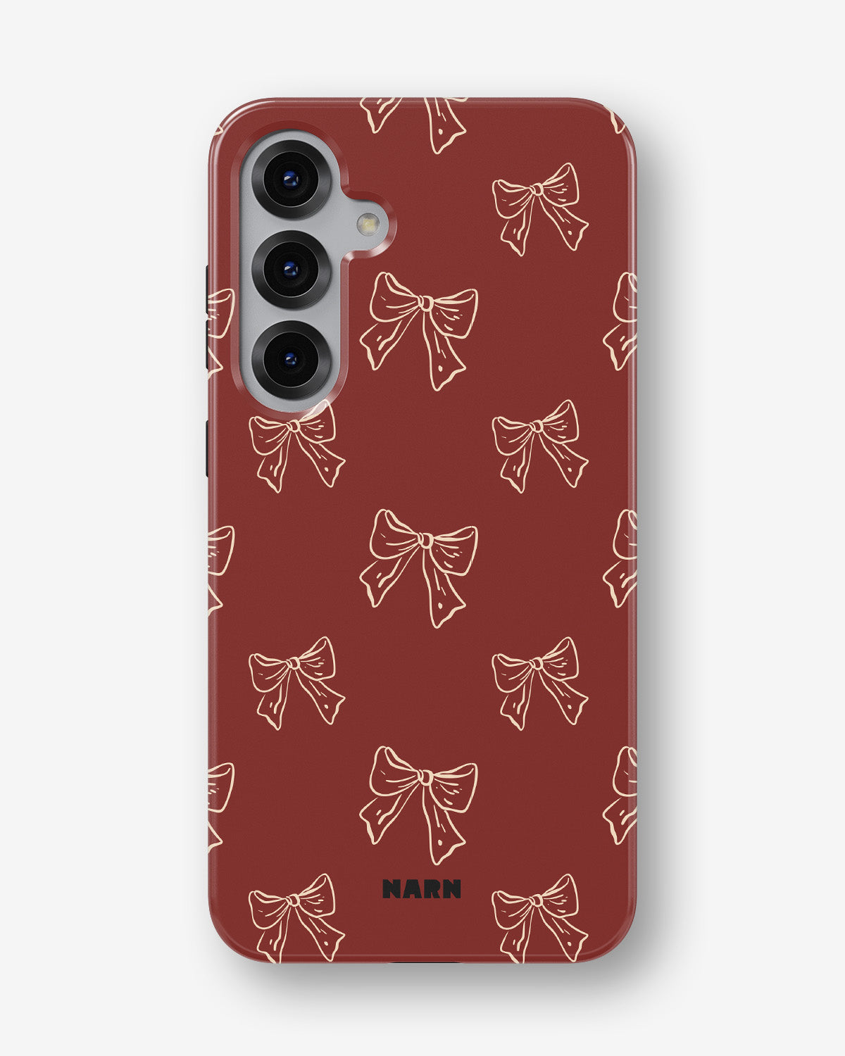Samsung Galaxy S24 FE Tough Case – Cherry Bows - View 1