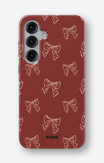 Samsung Galaxy S24 FE Tough Case – Cherry Bows - View 1