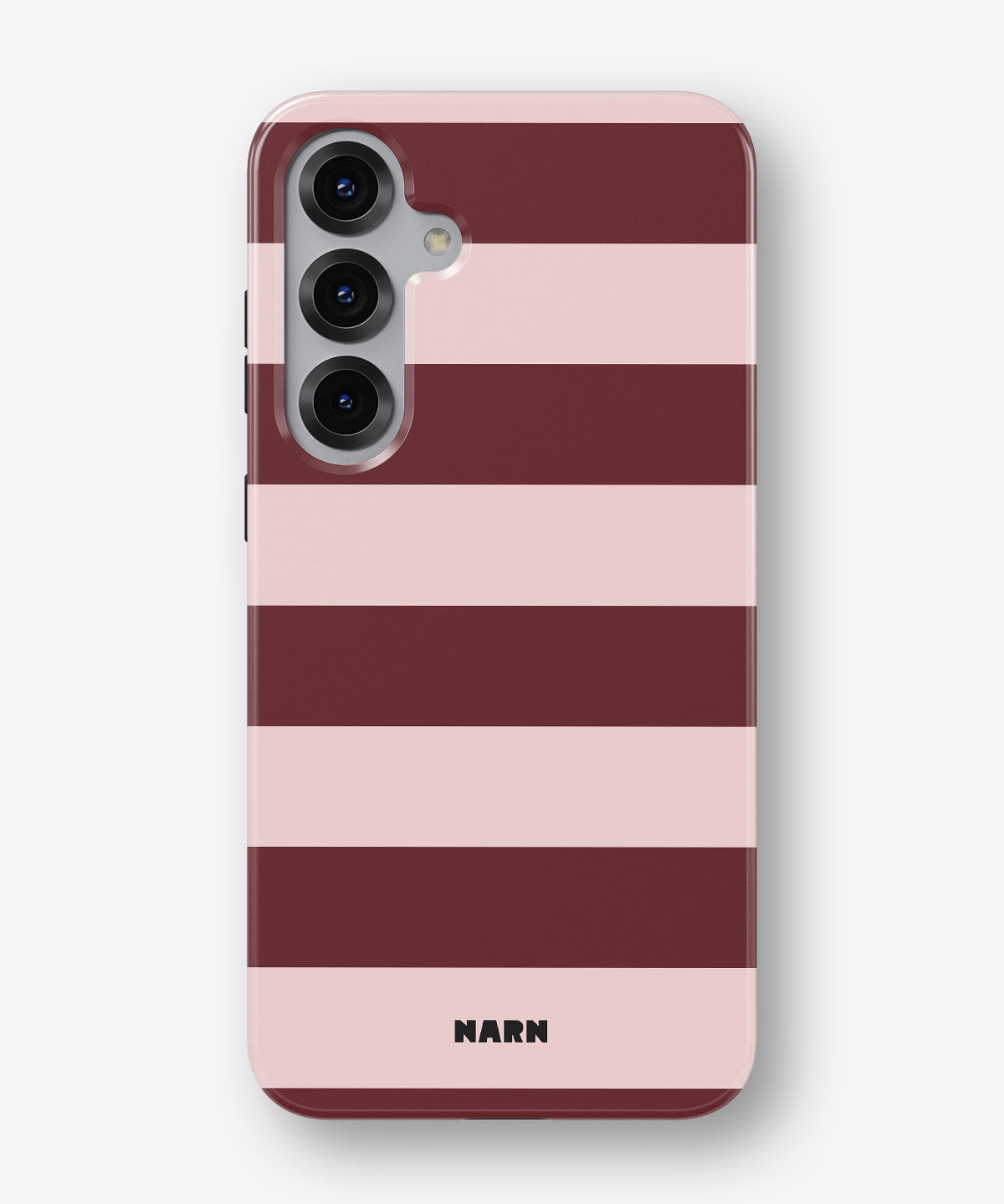 Samsung Galaxy S24 FE Tough Case – Cranberry Stripe - View 1