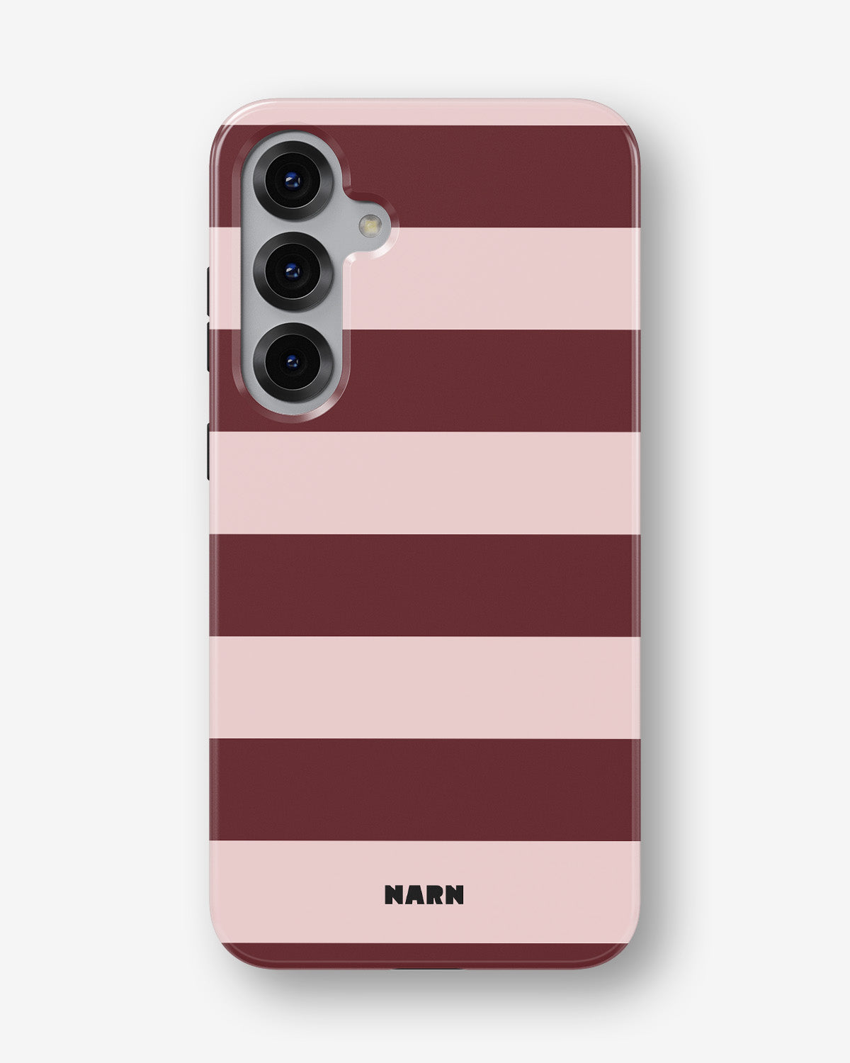 Samsung Galaxy S24 FE Tough Case – Cranberry Stripe - View 1
