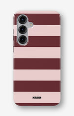 Samsung Galaxy S24 FE Tough Case – Cranberry Stripe - View 1