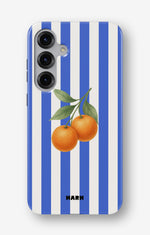 Samsung Galaxy S24 FE Tough Case – Orange Stripes - View 1