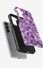 Samsung Galaxy S24 FE Tough Case – Lavender Crystals - View 2