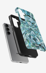 Samsung Galaxy S24 FE Tough Case – Green Crystals - View 2