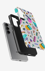 Samsung Galaxy S24 FE Tough Case – 80s Memphis - View 2