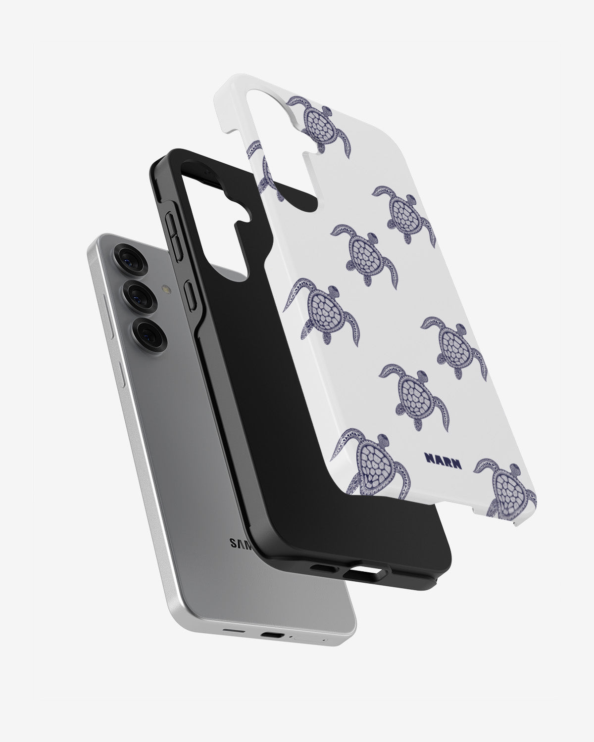 Samsung Galaxy S24 FE Tough Case – Blue Turtles - View 2