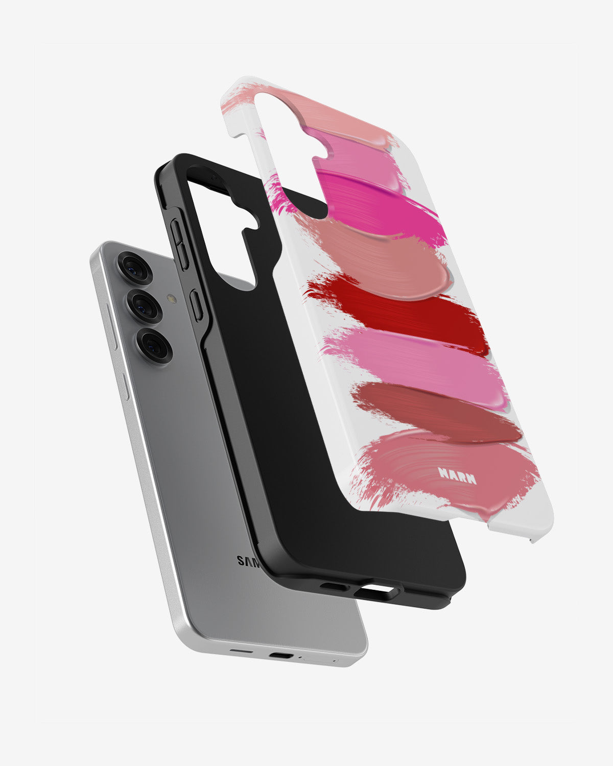 Samsung Galaxy S24 FE Tough Case – Lipstick Smears - View 2