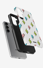 Samsung Galaxy S24 FE Tough Case – Lightning Bolts - View 2