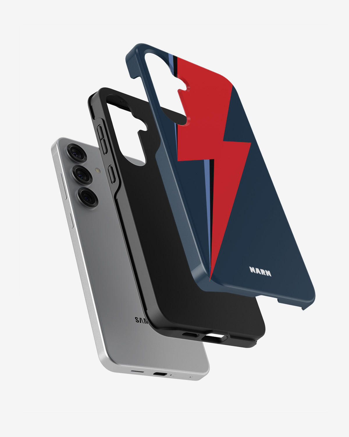 Samsung Galaxy S24 FE Tough Case – Blue Bowie - View 2