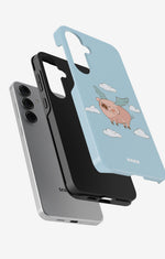 Samsung Galaxy S24 FE Tough Case – Dreamy Pig - View 2