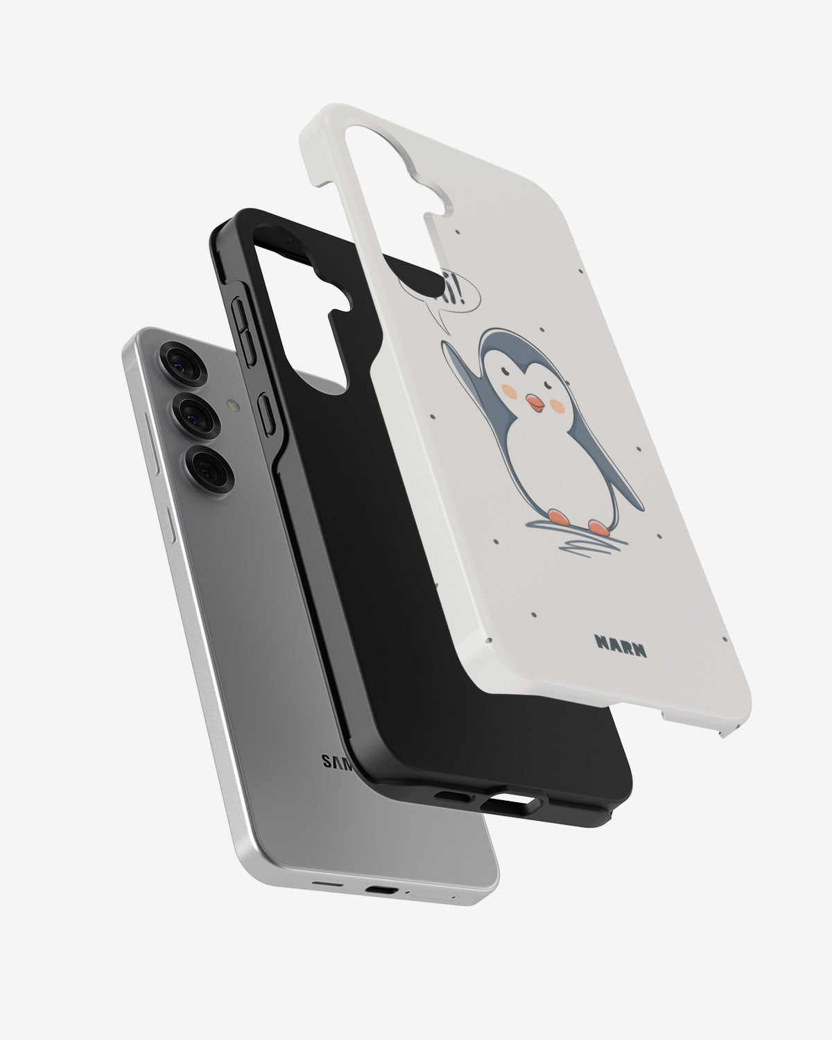 Samsung Galaxy S24 FE Tough Case – Cute Penguin - View 2
