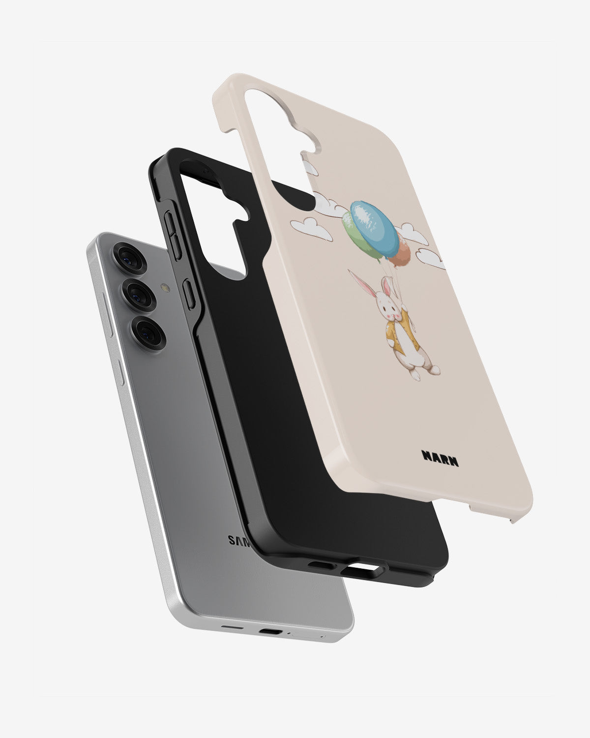 Samsung Galaxy S24 FE Tough Case – Flying Rabbit - View 2