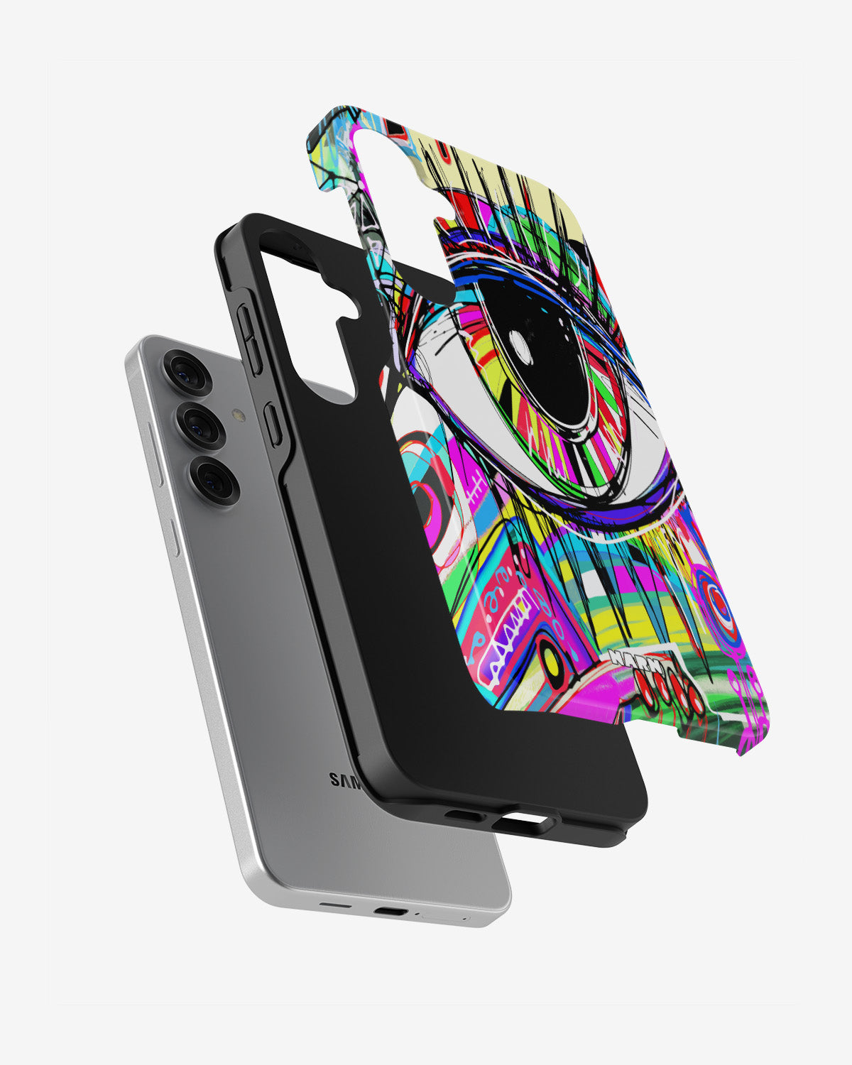 Samsung Galaxy S24 FE Tough Case – Abstract Eye - View 2