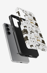 Samsung Galaxy S24 FE Tough Case – Cartoon Cats - View 2