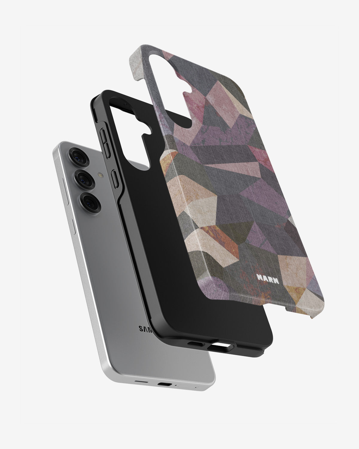 Samsung Galaxy S24 FE Tough Case – Triangles - View 2