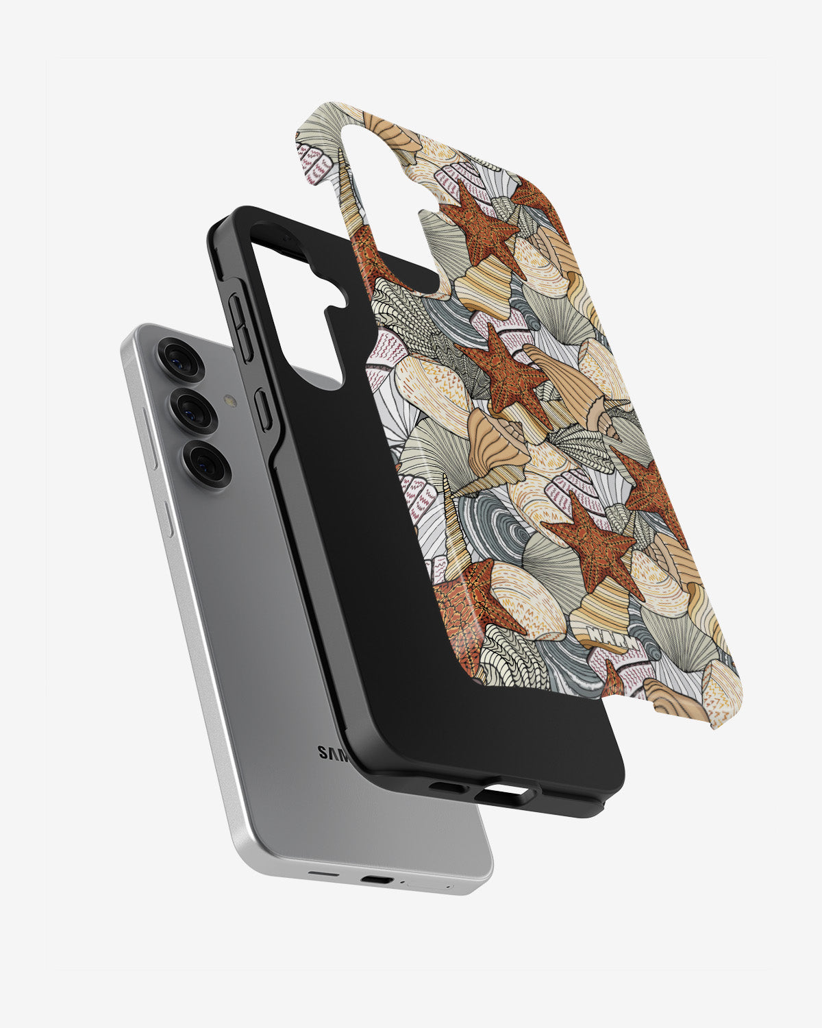 Samsung Galaxy S24 FE Tough Case – Sea Shells - View 2