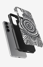 Samsung Galaxy S24 FE Tough Case – Henna Mandala - View 2