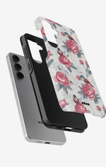 Samsung Galaxy S24 FE Tough Case – Birds Among Roses - View 2