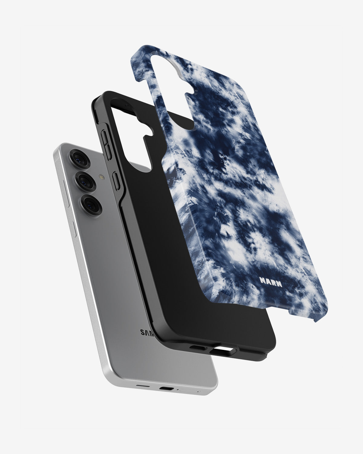 Samsung Galaxy S24 FE Tough Case – Tie Dye Blue - View 2