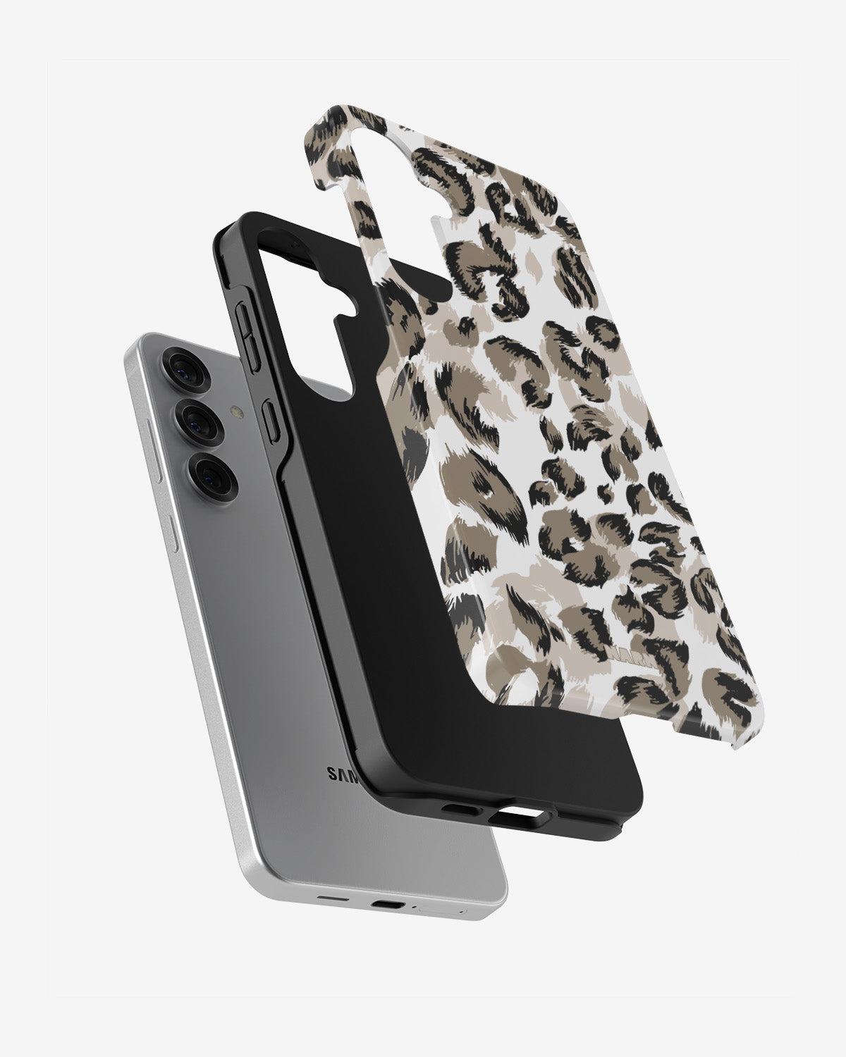 Samsung Galaxy S24 FE Tough Case – Snow Leopard - View 2