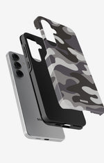 Samsung Galaxy S24 FE Tough Case – Grey Camo - View 2