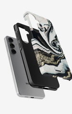 Samsung Galaxy S24 FE Tough Case – Golden Swirl - View 2