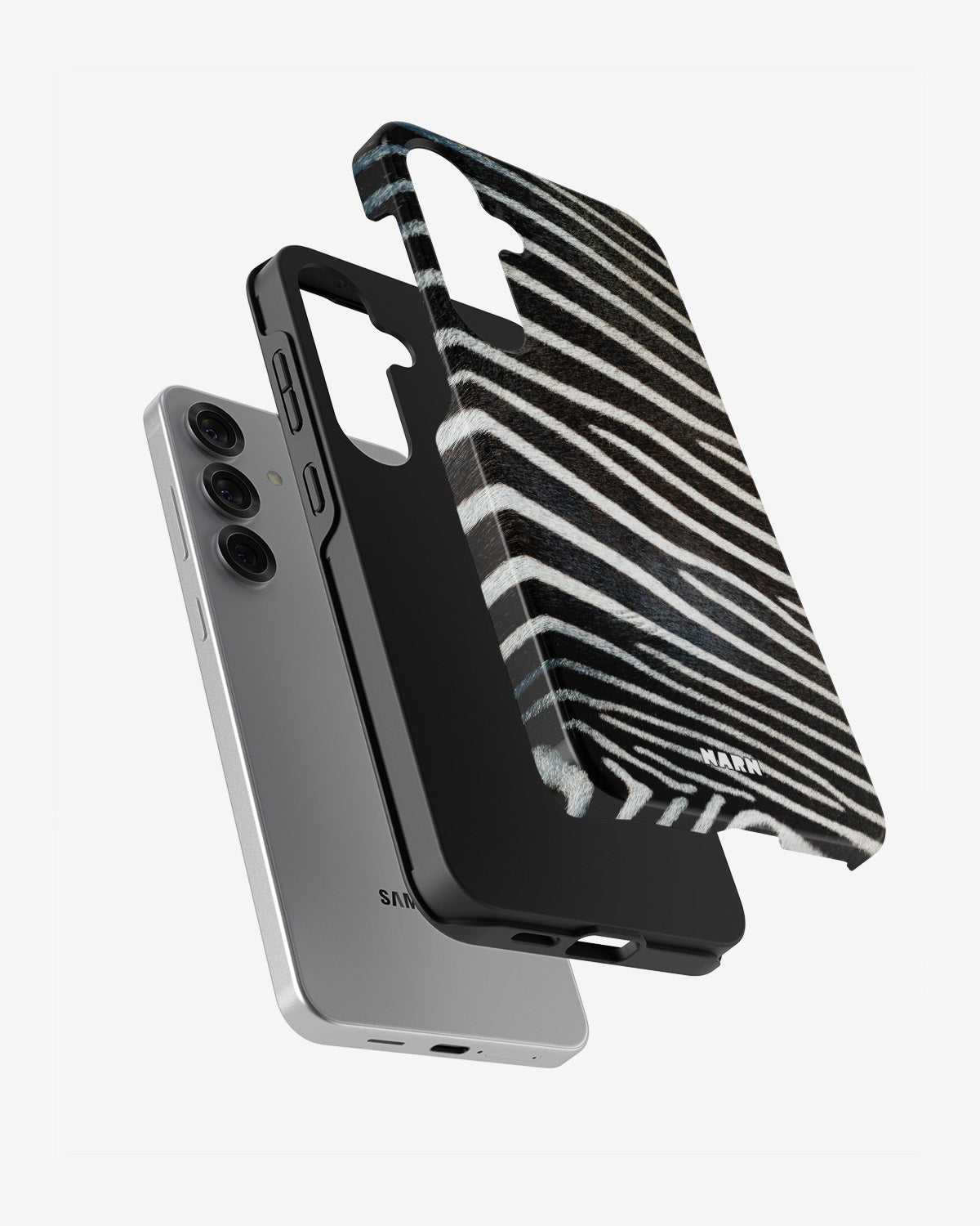 Samsung Galaxy S24 FE Tough Case – Zebra Stripe - View 2