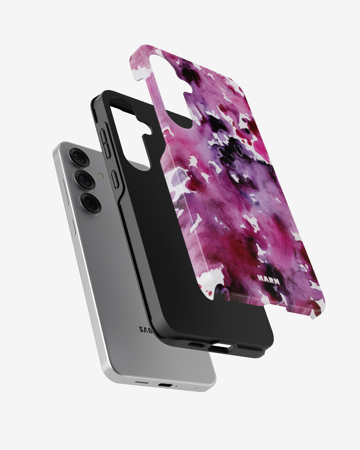 Samsung Galaxy S24 FE Tough Case – Floral Splash - View 2