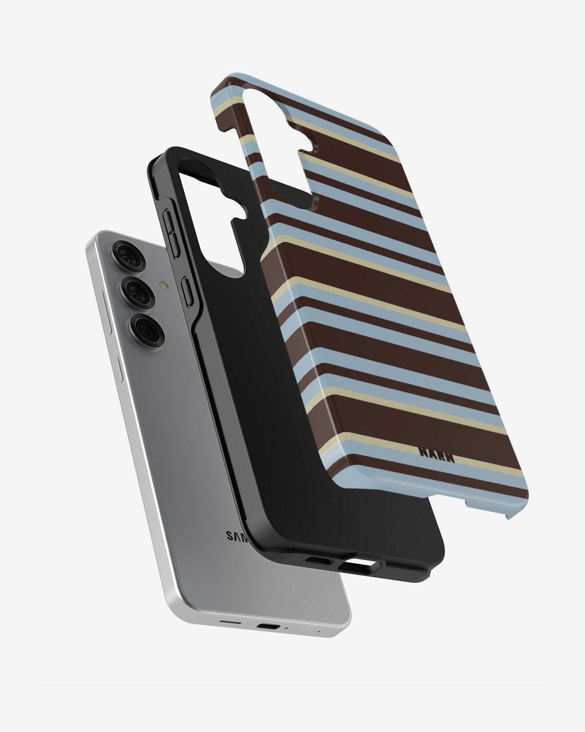 Samsung Galaxy S24 FE Tough Case – Latte Lines - View 2