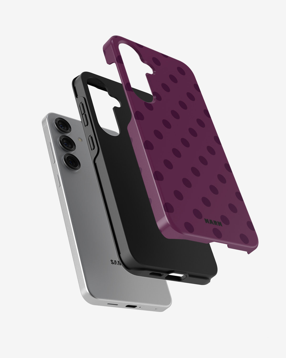 Samsung Galaxy S24 FE Tough Case – Plum - View 2