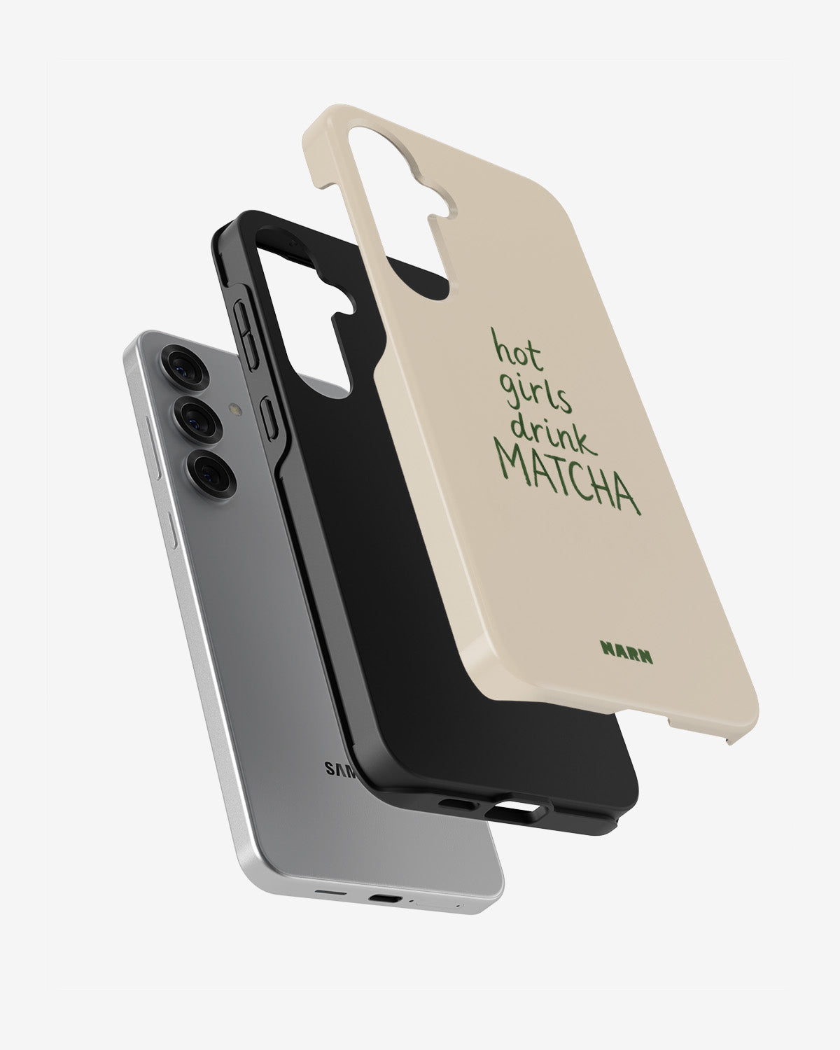 Samsung Galaxy S24 FE Tough Case – Drink Matcha - View 2