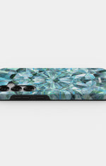 Samsung Galaxy S24 FE Tough Case – Green Crystals - View 3