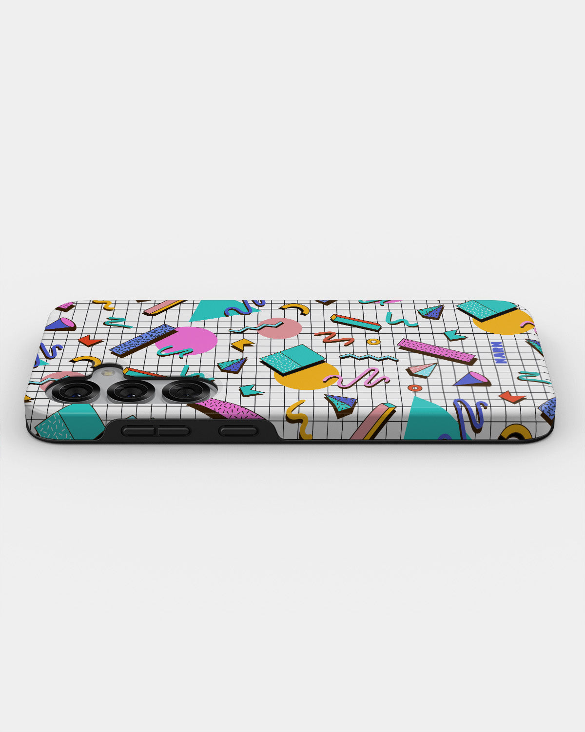 Samsung Galaxy S24 FE Tough Case – 80s Memphis - View 3