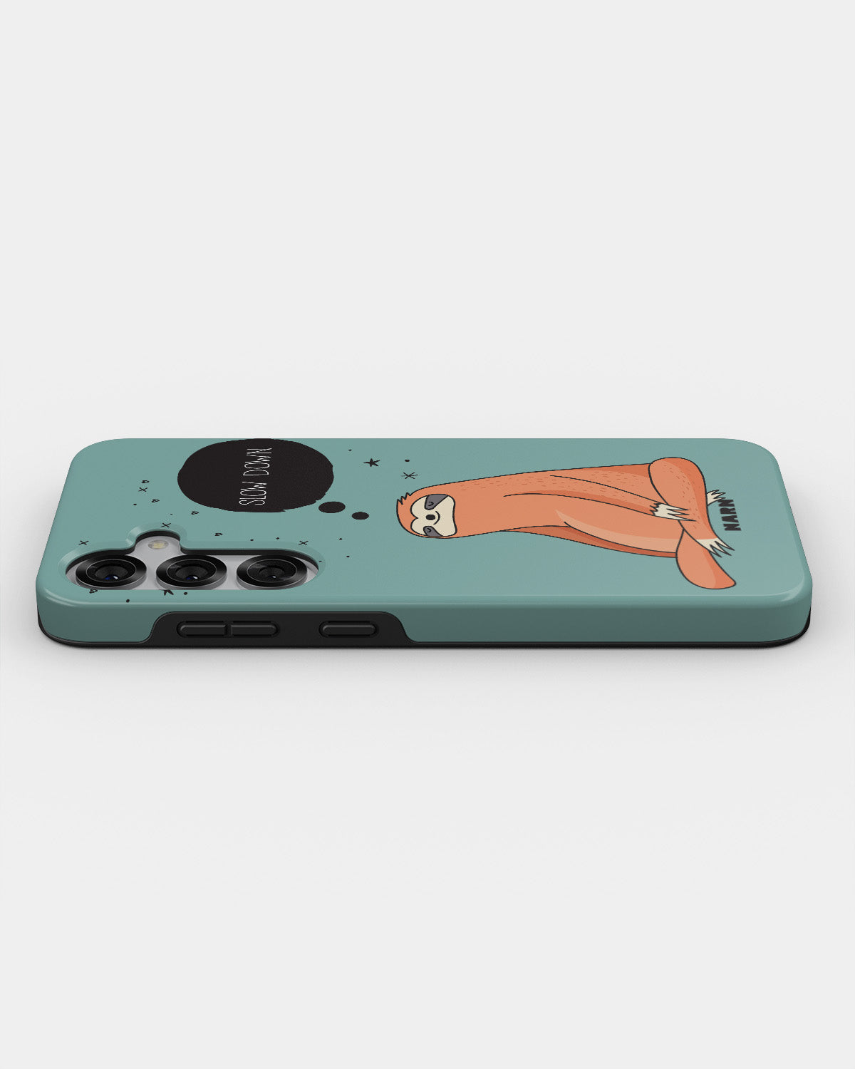 Samsung Galaxy S24 FE Tough Case – Slow Down Sloth - View 3