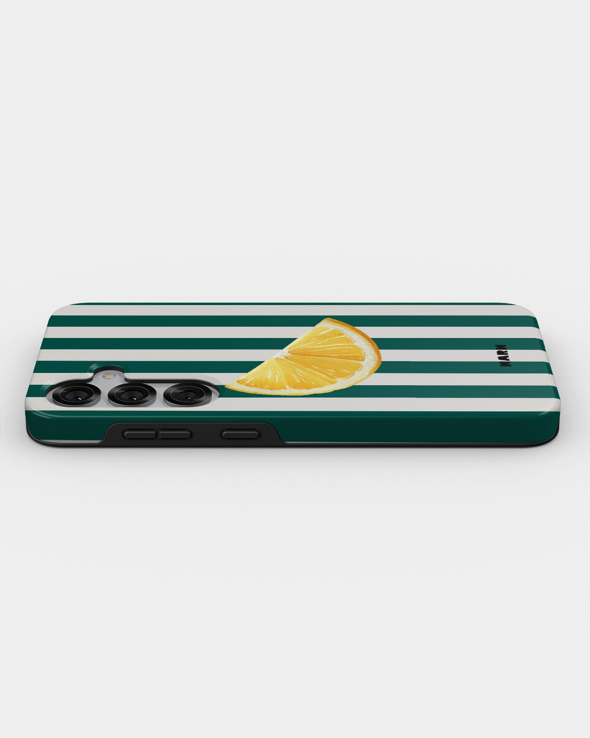 Samsung Galaxy S24 FE Tough Case – Lemon Stripes - View 3