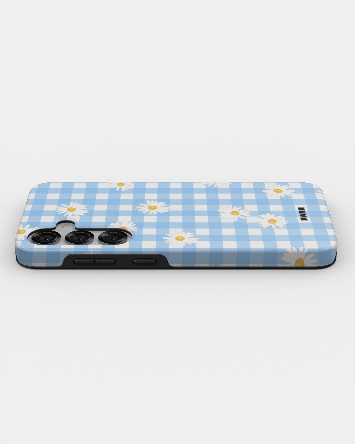 Samsung Galaxy S24 FE Tough Case – Blue Daisies - View 3