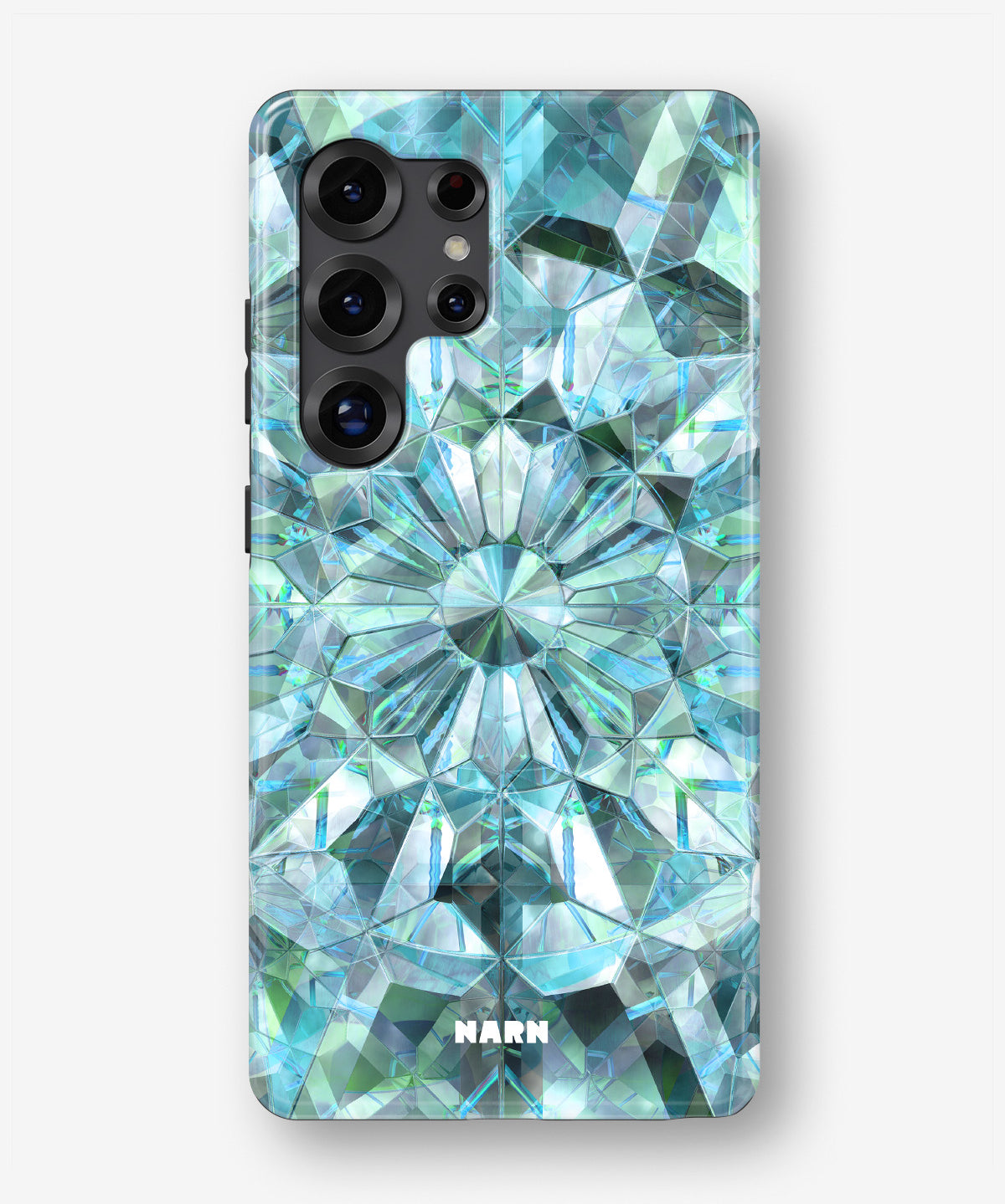 Samsung Galaxy S24 Ultra Tough Case – Green Crystals - View 1