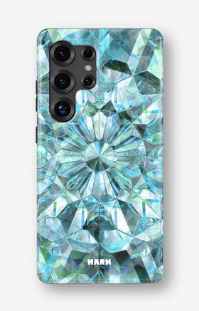 Samsung Galaxy S24 Ultra Tough Case – Green Crystals - View 1