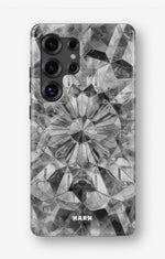 Samsung Galaxy S24 Ultra Tough Case – Grey Crystals - View 1