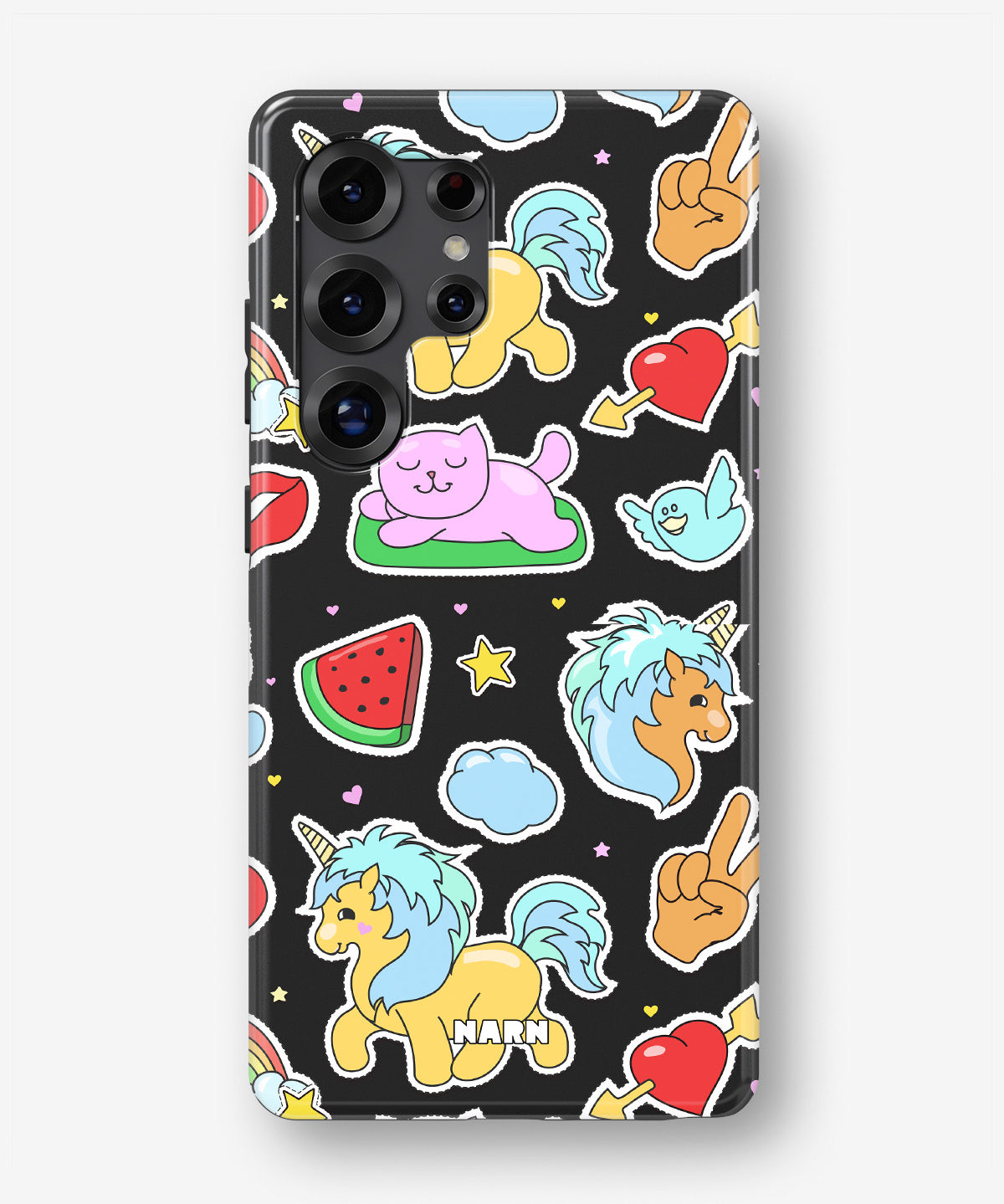 Samsung Galaxy S24 Ultra Tough Case – Cute Stickers - View 1