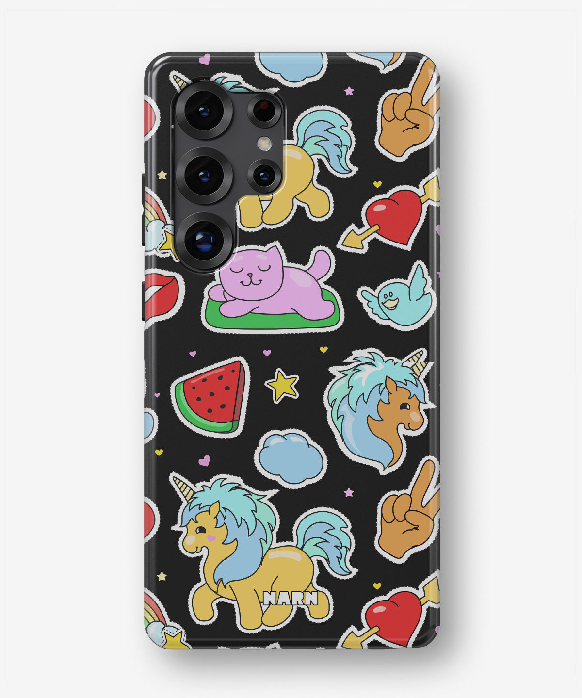 Samsung Galaxy S24 Ultra Tough Case – Cute Stickers - View 1