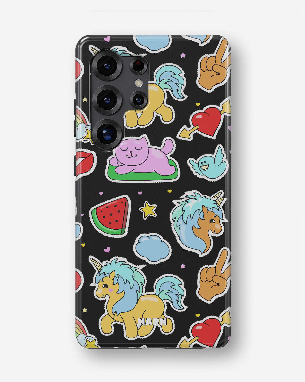 Samsung Galaxy S24 Ultra Tough Case – Cute Stickers - View 1