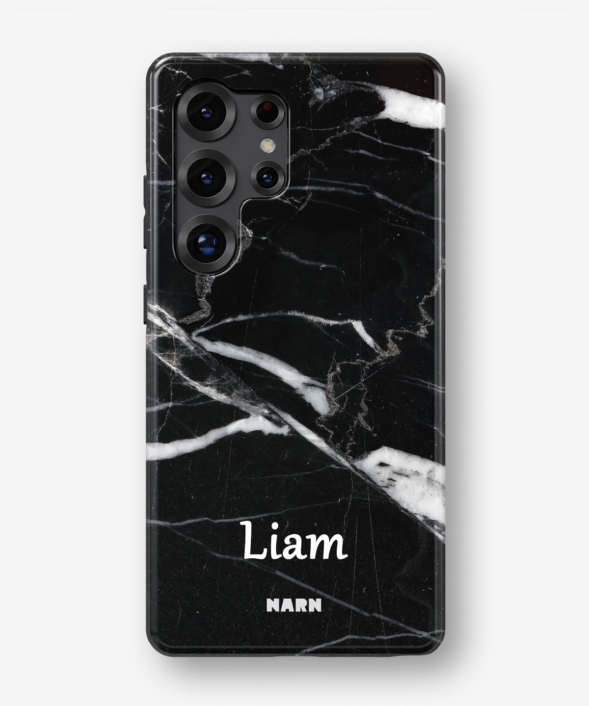 Samsung Galaxy S24 Ultra Tough Case – Custom - Black Marble - View 1