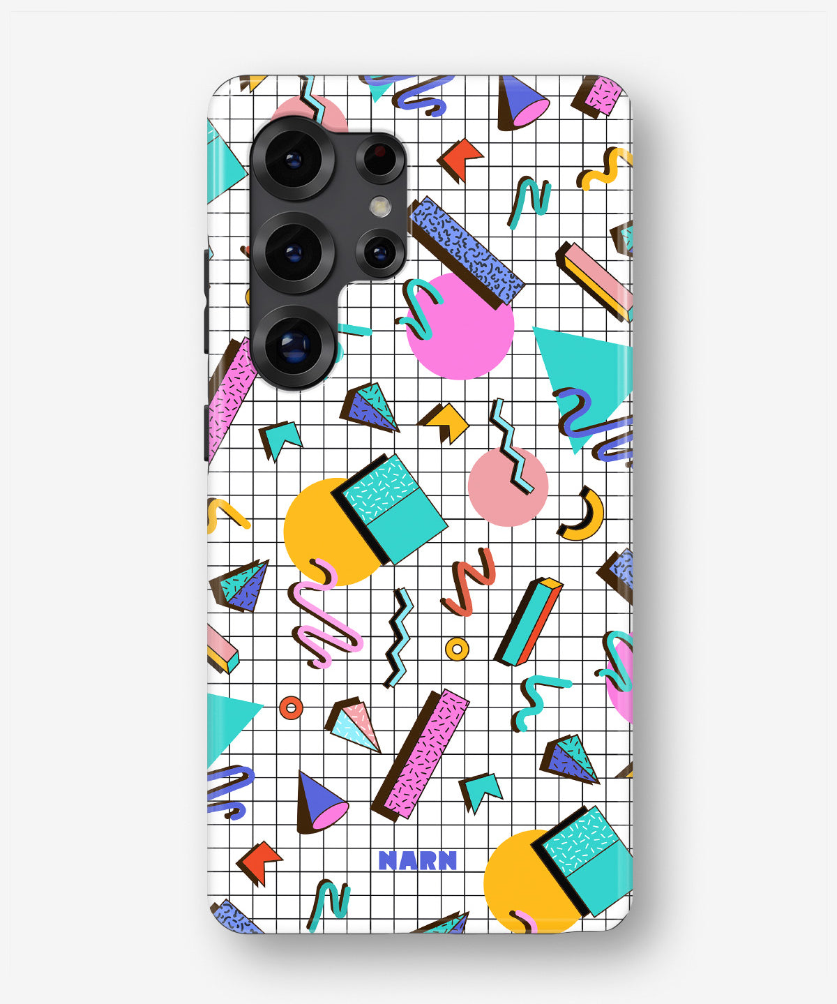Samsung Galaxy S24 Ultra Tough Case – 80s Memphis - View 1