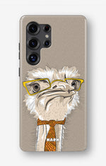 Samsung Galaxy S24 Ultra Tough Case – Hipster Ostrich - View 1